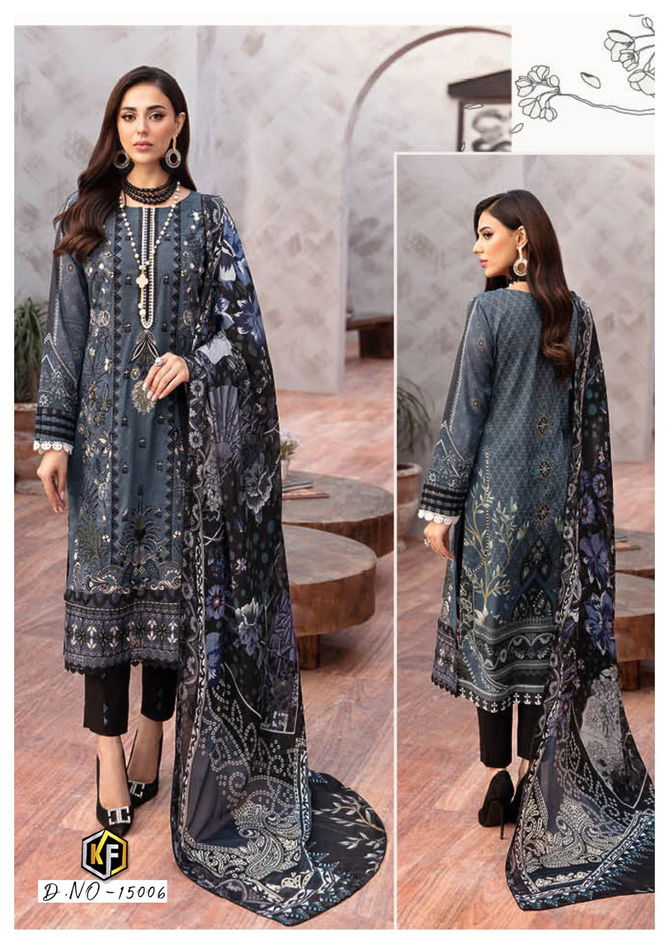 Charizma Vol 15 By Keval Printed Cotton Pakistani Dress Material Orders In India
